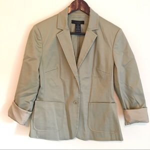 The Limited Stretch Khaki Blazer Size Medium